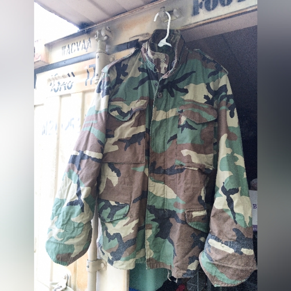 USGI woodland cold weather field coat sm/sh